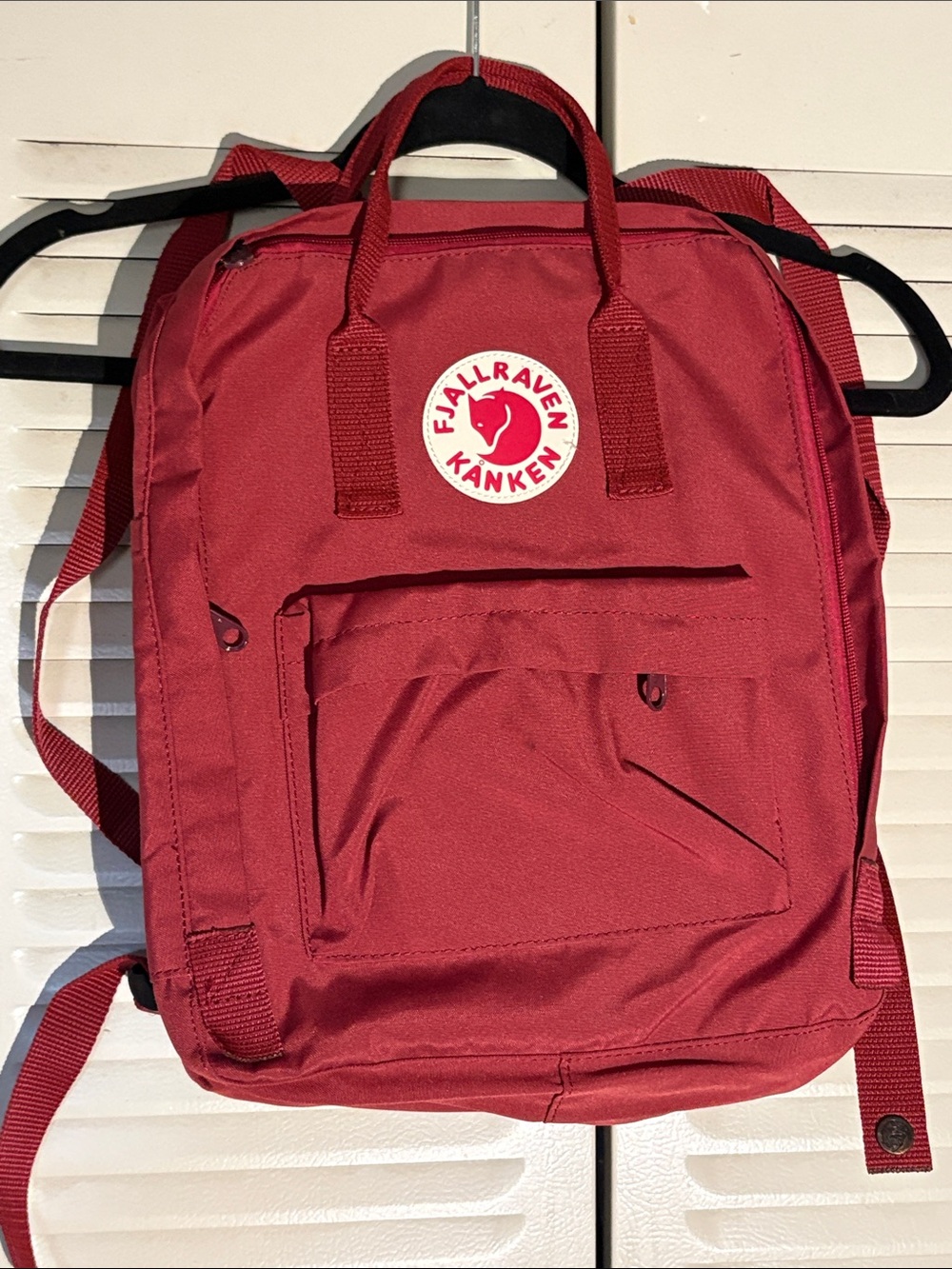 Fjallraven Kanken Backpack in Red